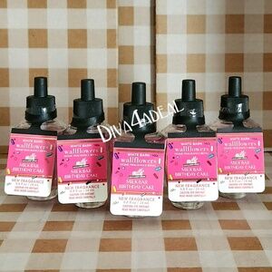 5X Bath & Body Works X Milkbar BIRTHDAY CAKE Wallflower Refill Bundle